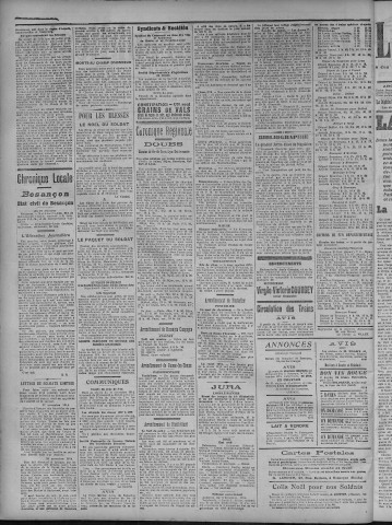 11/12/1914 - La Dépêche républicaine de Franche-Comté [Texte imprimé]