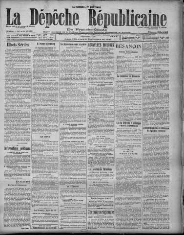 06/05/1928 - La Dépêche républicaine de Franche-Comté [Texte imprimé]