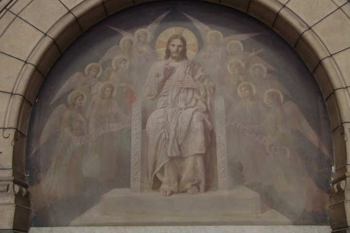 Jésus parmi les anges