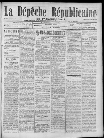 29/07/1905 - La Dépêche républicaine de Franche-Comté [Texte imprimé]