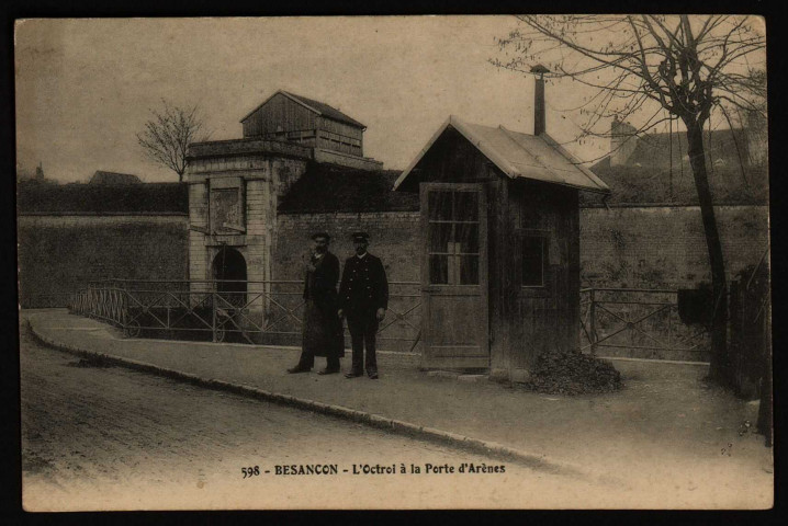 Besançon. - L'Octroi à la Porte d'Arène - [image fixe] , Besançon, 1904/1912