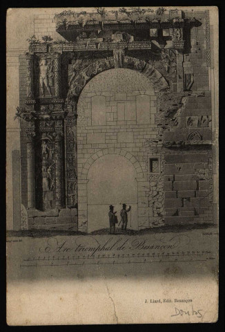 Besançon-les-Bains - Porte Noire et Cathédrale [image fixe] , Strasbourg : "La Cigogne"., 1909-1943