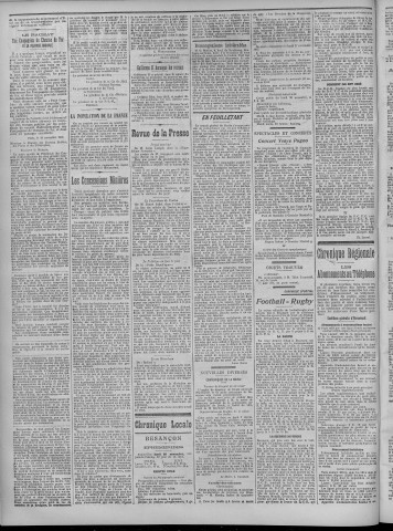 20/11/1911 - La Dépêche républicaine de Franche-Comté [Texte imprimé]
