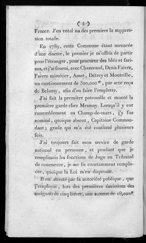 Bernard à ses concitoyens