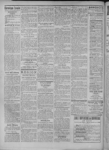 01/10/1917 - La Dépêche républicaine de Franche-Comté [Texte imprimé]