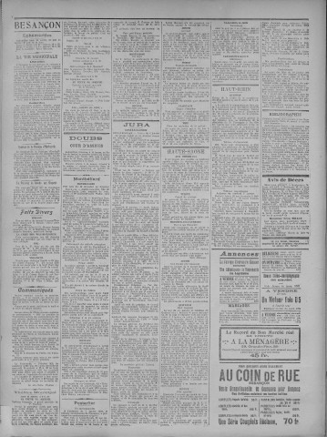 10/01/1921 - La Dépêche républicaine de Franche-Comté [Texte imprimé]