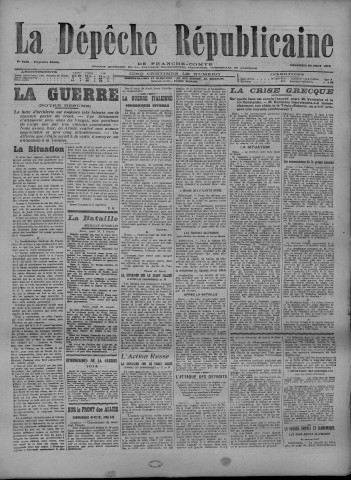 20/08/1915 - La Dépêche républicaine de Franche-Comté [Texte imprimé]