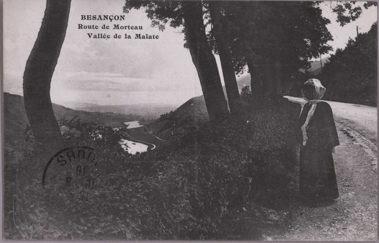Besançon - Route de Morteau. Vallée de la Malate [image fixe] , 1904/1916
