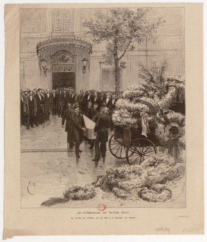 Les funérailles de Victor Hugo [image fixe] / C.B ; Le Riverend - Dochy , 1885