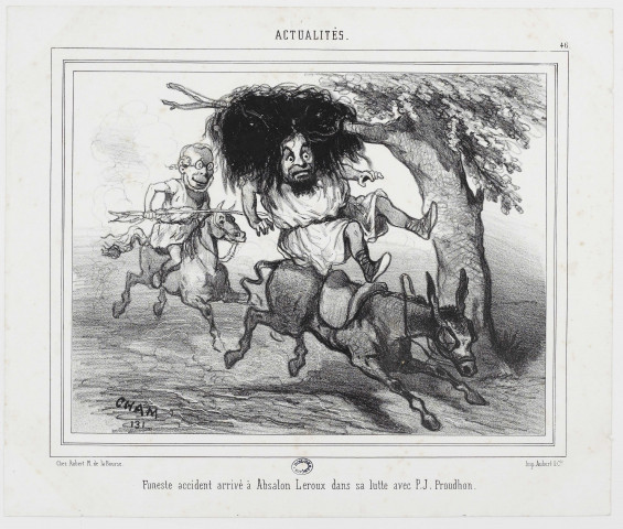 [Funeste accident] [image fixe] / Cham , Paris : chez Aubert, Pl. de la Bourse ; Imp. Aubert & Cie, 1849