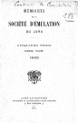 01/01/1890 - Mémoires de la Société d'émulation du Jura [Texte imprimé]