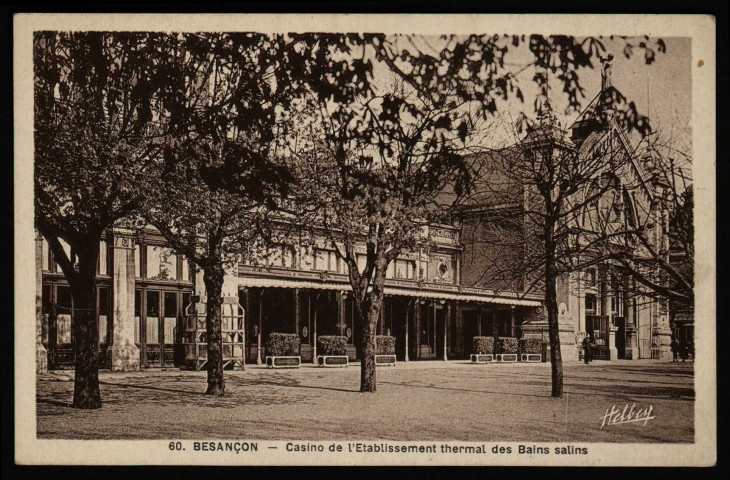 Besançon. - Casino de l'Etablissement thermal des Bains salins [image fixe] , Besançon : Edititions C. LARDIER, Besançon (Doubs), 1930/1950