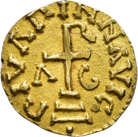 855.52.2 - pièce de monnaie ; triens