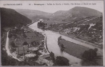 Besançon - Vallée du Doubs à Velotte, lîle Malpas et Route de Lyon [image fixe] , Paris : B. F. "Lux" ; Imp. Catala Frères, 1904/1921