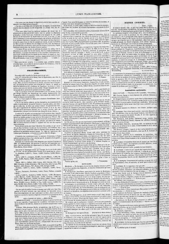 10/08/1851 - L'Union franc-comtoise [Texte imprimé]