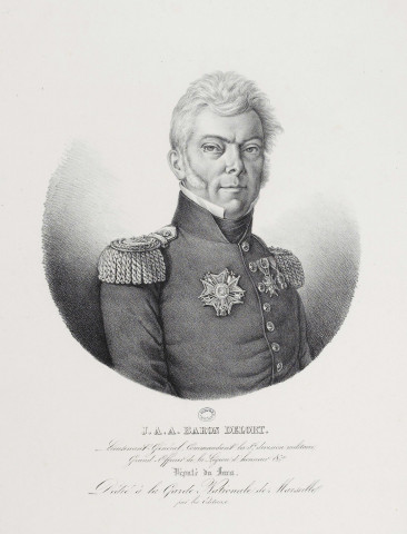 J.A.A. Baron Delort [image fixe] / Lithographie de Grielet et Cie  ; Dessiné d'après nature par F. Pascal 1830/1840