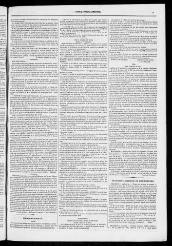05/09/1852 - L'Union franc-comtoise [Texte imprimé]