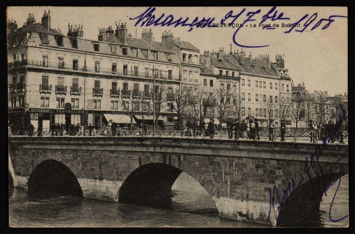 Besançon - Le Pont de Battant [image fixe] , 1904/1908