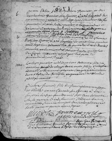 Paroisse de Bregille : baptêmes (naissances), mariages, sépultures (décès) 4 janvier 1766 - 30 décembre 1791)