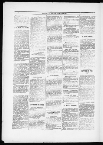 14/02/1886 - Le Paysan franc-comtois : 1884-1887