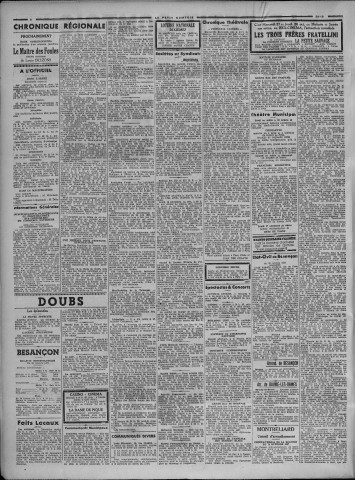 26/10/1937 - Le petit comtois [Texte imprimé] : journal républicain démocratique quotidien