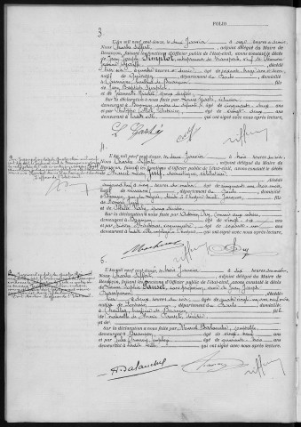 Registre des décès, 1912