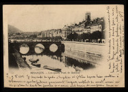 Besançon - Les quais, Pont de Battant. [image fixe] J. B., 1897/1902