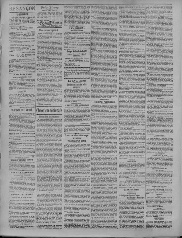 26/07/1922 - La Dépêche républicaine de Franche-Comté [Texte imprimé]