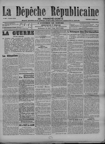 05/03/1915 - La Dépêche républicaine de Franche-Comté [Texte imprimé]