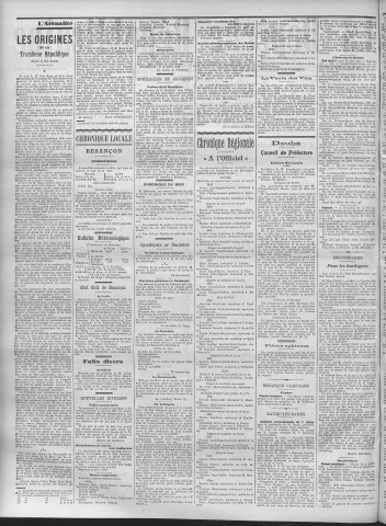 10/07/1908 - La Dépêche républicaine de Franche-Comté [Texte imprimé]