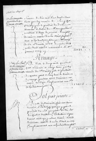 Comptes de la Ville de Besançon, recettes et dépenses, Compte de Claude Ignace François Pierre (1727)