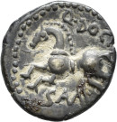 A.X52LAV.6 - pièce de monnaie ; quinaire