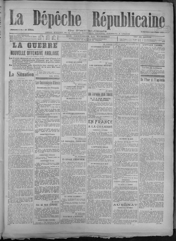 05/10/1917 - La Dépêche républicaine de Franche-Comté [Texte imprimé]