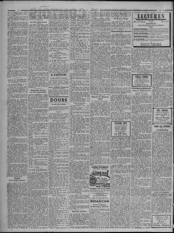14/06/1941 - Le petit comtois [Texte imprimé] : journal républicain démocratique quotidien