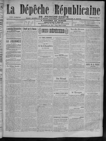 23/06/1906 - La Dépêche républicaine de Franche-Comté [Texte imprimé]