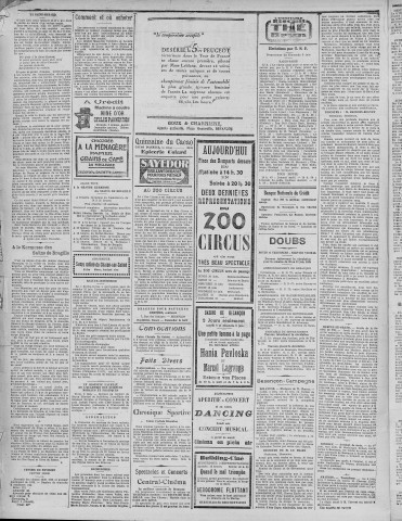09/06/1929 - La Dépêche républicaine de Franche-Comté [Texte imprimé]