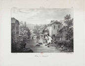 Moulins de Champagnole [estampe] : Jura / Ed. Hostein lith. , [Paris] : Impr. lith. de H. Gaugain, [1800-1899]