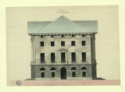 Hôtel de Ville de Neuchâtel. Elévation d'une des façades latérales / Pierre-Adrien Pâris , [S.l.] : [P.-A. Pâris], [1700-1800]