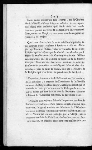 Proclamation de par les maire, officiers municipaux et notables, formant le Conseil général de la Commune de la cité de Besançon. [29 Mai 1790]