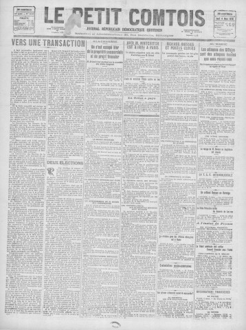 04/03/1926 - Le petit comtois [Texte imprimé] : journal républicain démocratique quotidien