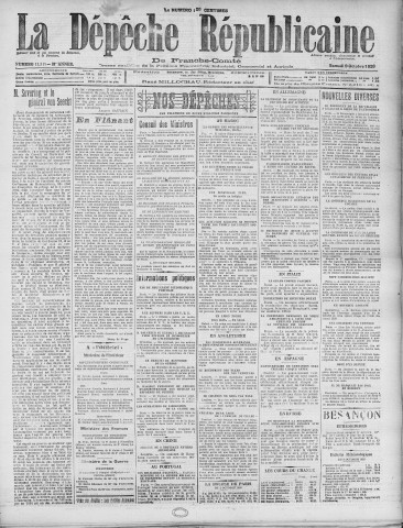09/10/1926 - La Dépêche républicaine de Franche-Comté [Texte imprimé]