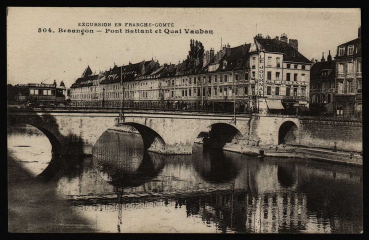 Besançon - Le Pont Battant et Quai Vauban [image fixe] , Besançon : Edit. L. Gaillard-Prêtre, 1912/1916