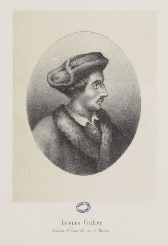 Jacques Coitier, Médecin de Louis XI, né à Salins [image fixe] , 1800/1899