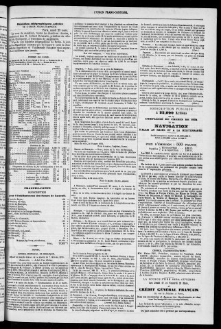 25/03/1879 - L'Union franc-comtoise [Texte imprimé]