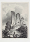 Ruines de Château Châlons [estampe] : Franche-Comté / Dupressoir 1827, lith. de Engelmann, rue Louis-le-Grand, n° 27 à Paris , Paris : Engelmann, 1827