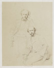 [Jules et Edouard Grenier] / Bisson frères photog. [marque gaufrée sous l'estampe] : photographes de S.M. l'Empereur ; [d'après un dessin de] Lehmann