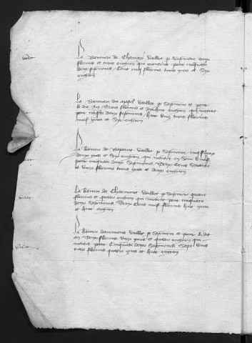 Comptes de la Ville de Besançon, recettes et dépenses, Compte de Etienne d'Orchamps, receveur général (24 juin 1418 - 24 juin 1422)