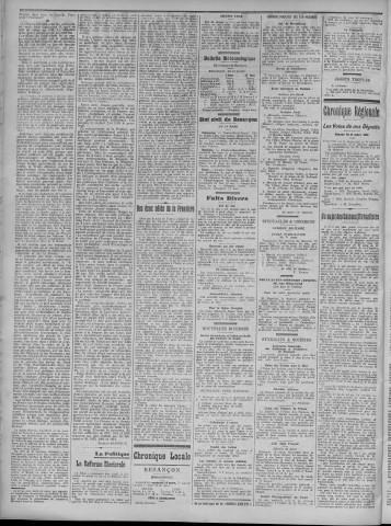 14/03/1913 - La Dépêche républicaine de Franche-Comté [Texte imprimé]