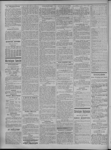 22/06/1911 - La Dépêche républicaine de Franche-Comté [Texte imprimé]
