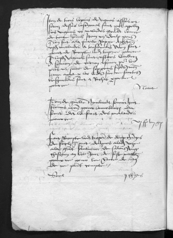Comptes de la Ville de Besançon, recettes et dépenses, Compte de Mathey de Buz (1er janvier - 31 décembre 1488)